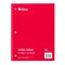C-Line Products One-Subject Notebook, 70 Page, Wide Ruled, Red, 12PK 22044 - alternate 4
